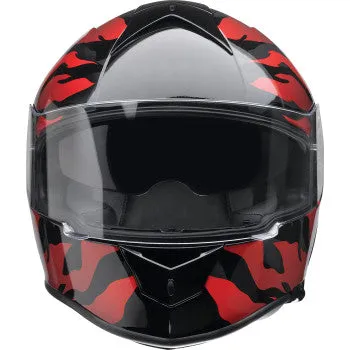 Z1R Warrant Full Face Helmet Panthera Black/Red