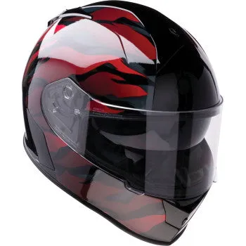 Z1R Warrant Full Face Helmet Panthera Black/Red