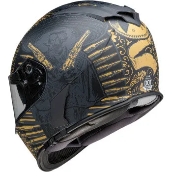 Z1R Warrant Full Face Helmet Sombrero Black Gold