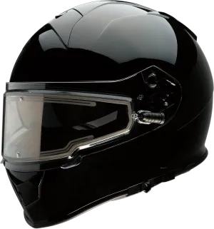 Z1R Warrant Full Face Snow Helmet Electric Shield Gloss Black