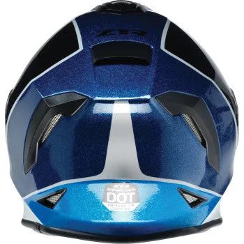 Z1R Youth Warrant Full Face Snow Helmet Fresh Pow Purple/Blue