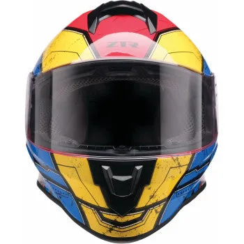 Z1R Youth Warrant Full Face Street Helmet Sentinel Blue