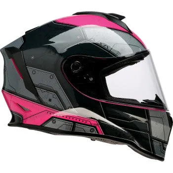 Z1R Youth Warrant Full Face Street Helmet Sentinel Pink