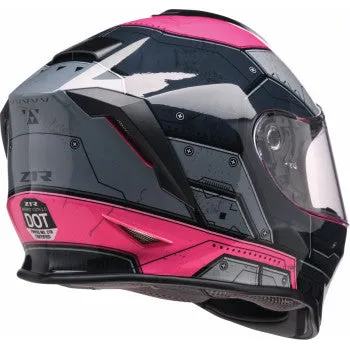 Z1R Youth Warrant Full Face Street Helmet Sentinel Pink
