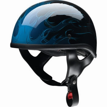 Z1R CC Beanie Half Shell Helmet Hellfire Blue